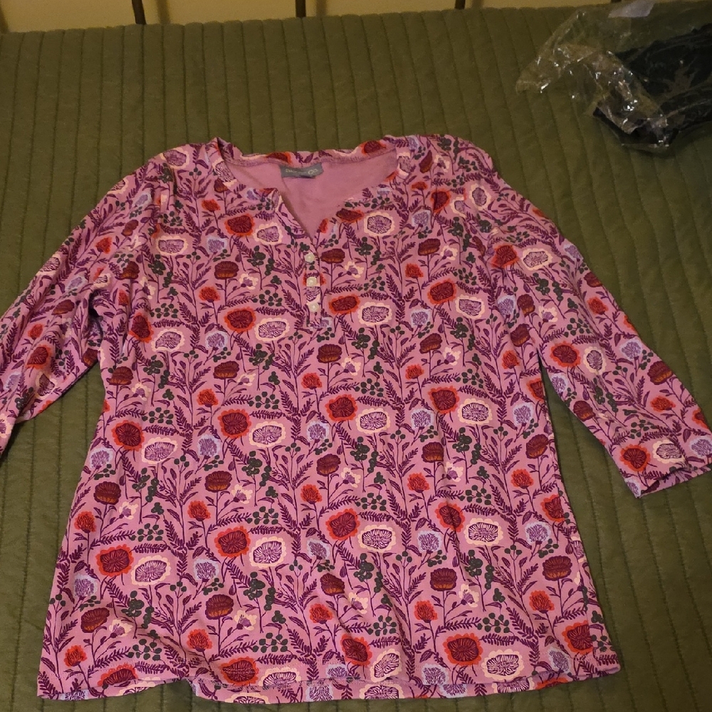 Floral Pink Blouse